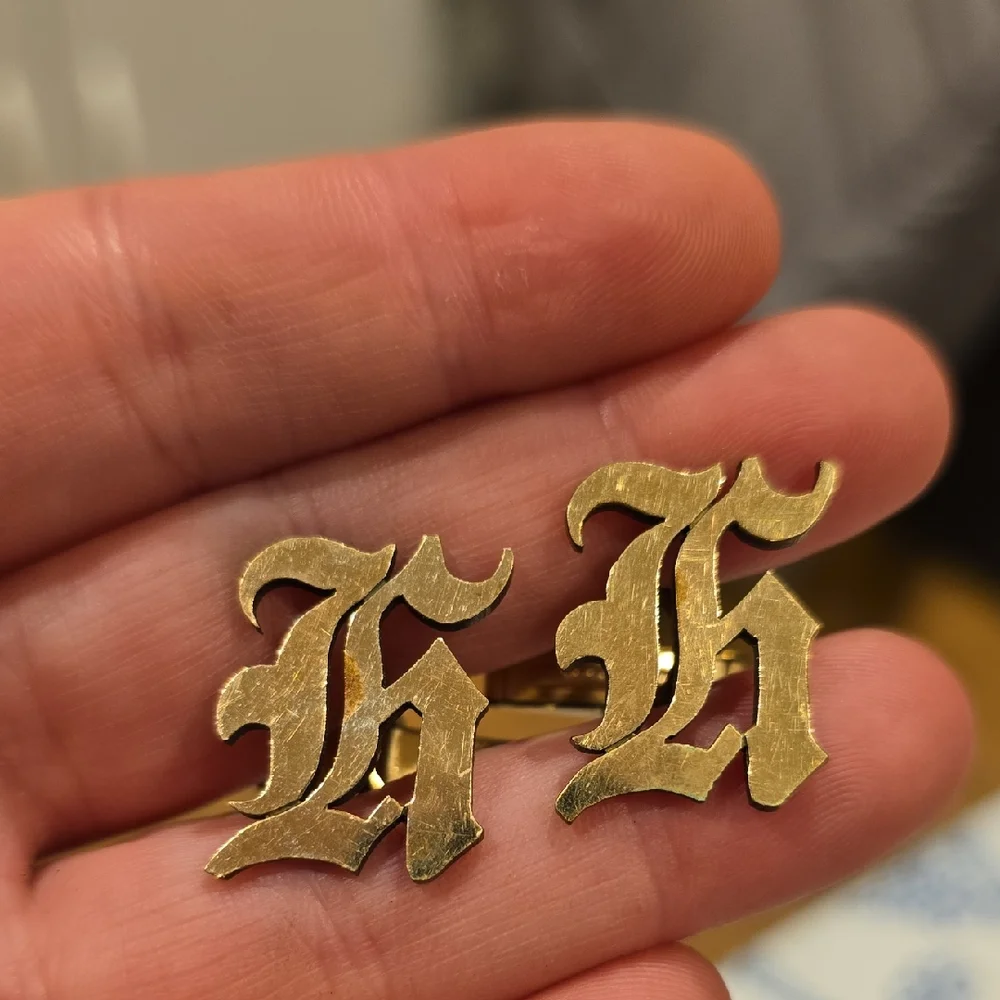 Olde English Cufflinks Gold Filled Vintage